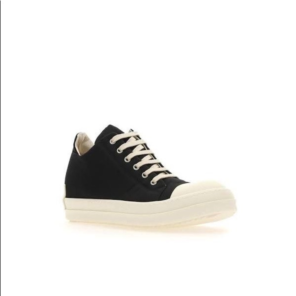 Rick Owens Drkshdw Black Cardboard Low Sneakers